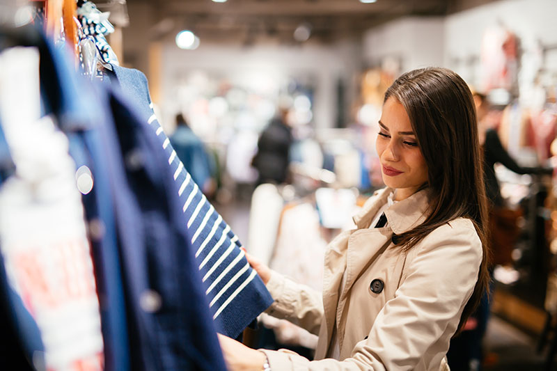 Vente de vêtements